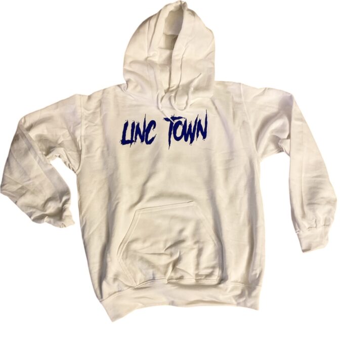 Linc Town Unisex Hoodie (White)