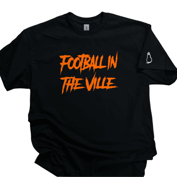 Football in The Ville Unisex Tshirt (Black)