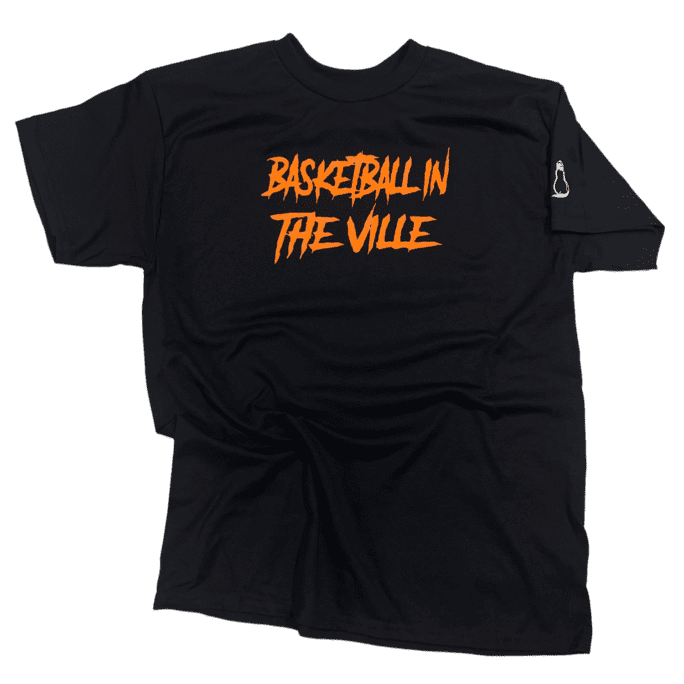 Basketball in The Ville Unisex Tshirt (Black)