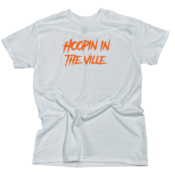 Hoopin in The Ville Unisex Tshirt (White)